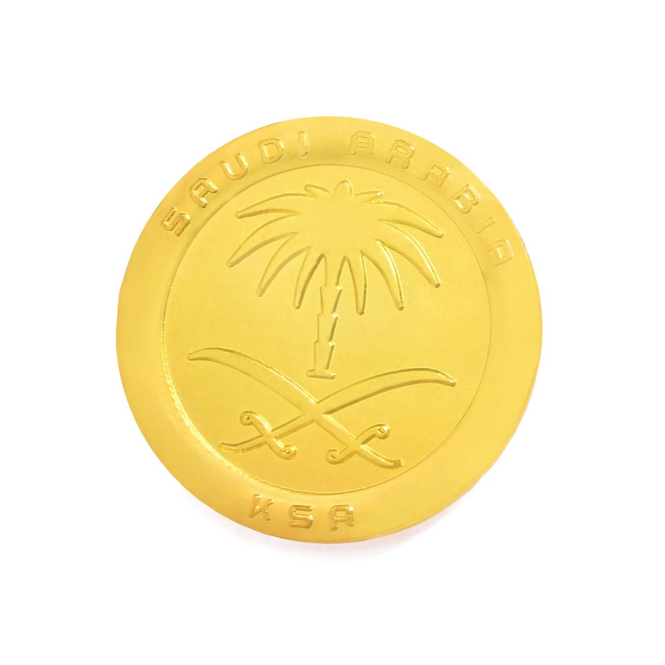 بروش سيفين ونخلة دائري